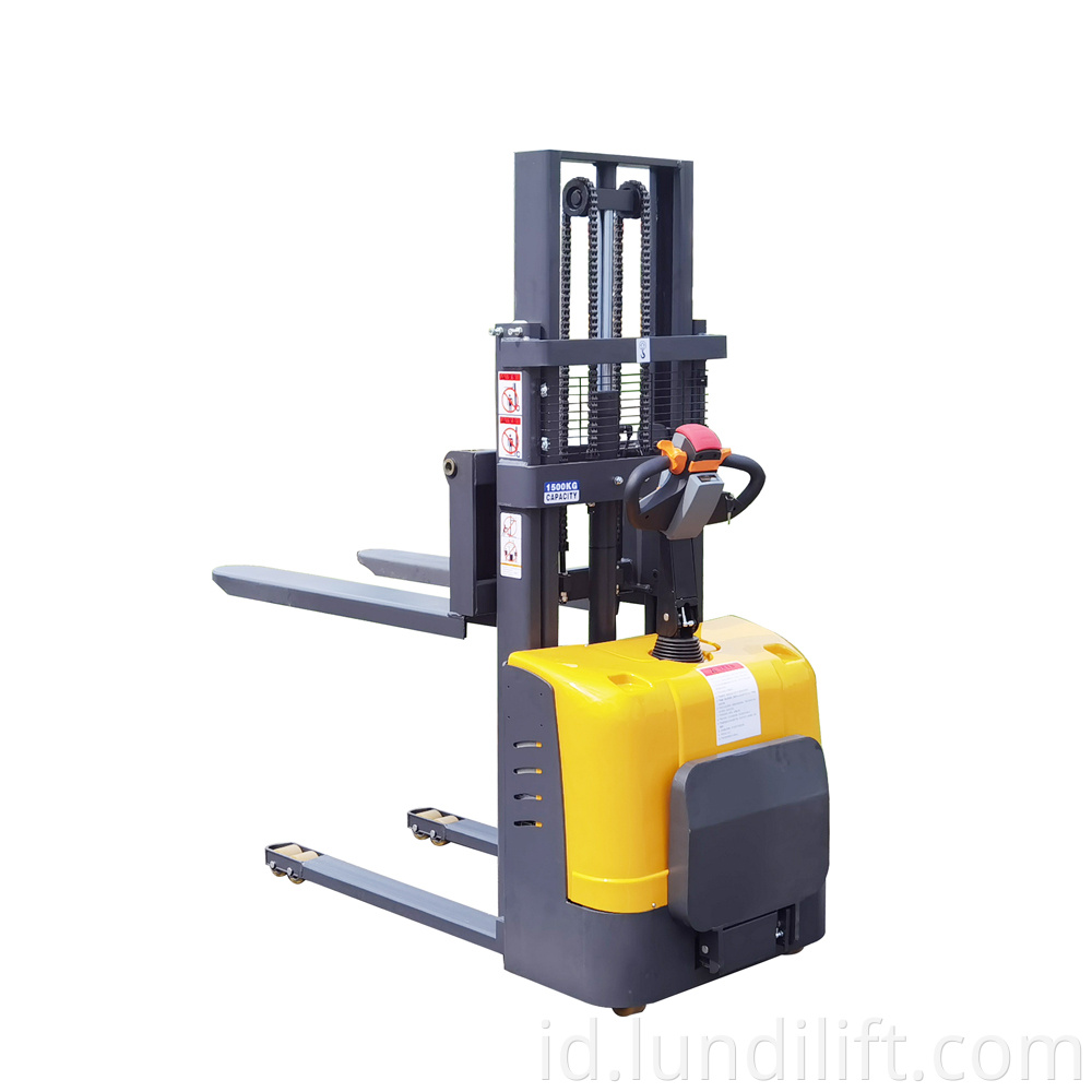 Stand-up All-electric Counterbalanced Stacker